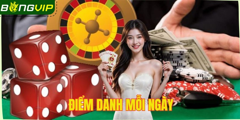 Hội viên có cơ hội nhận thưởng hot khi điểm danh mỗi ngày